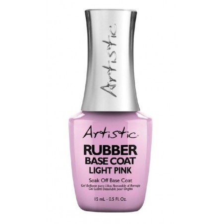 Gelio-lako pagrindas Artistic Rubber Base Coat Light Pink 15 ml