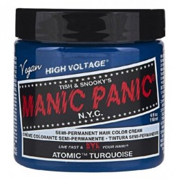 Pusiau ilgalaikiai plaukų dažai Manic Panic Atomic Turquoise 188 ml