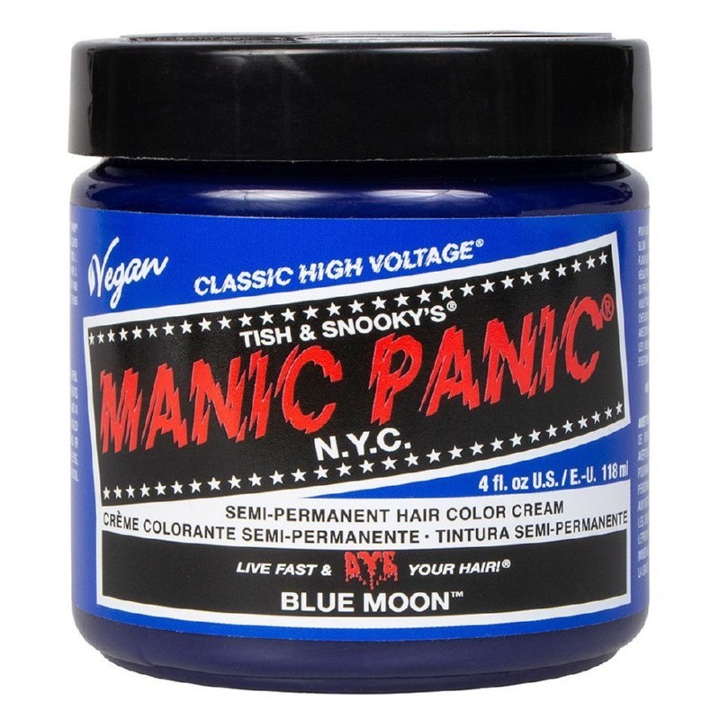 Pusiau ilgalaikiai plaukų dažai Manic Panic Blue Moon 118 ml