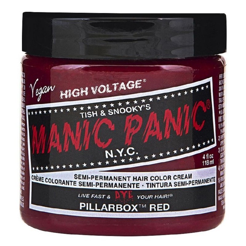 Pusiau ilgalaikiai plaukų dažai Manic Panic Pillarbox Red 118 ml