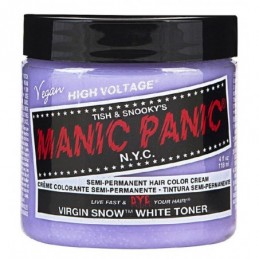 Pusiau ilgalaikiai plaukų dažai Manic Panic Virgin Snow 118 ml