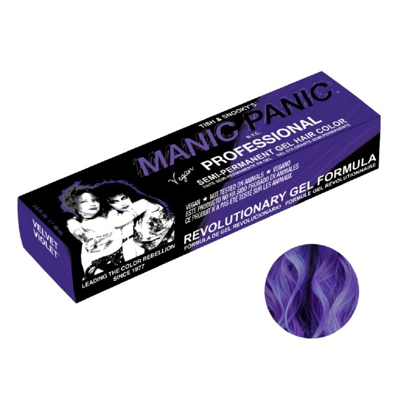 Pusiau ilgalaikiai plaukų dažai Manic Panic Violet Velvet 90 ml