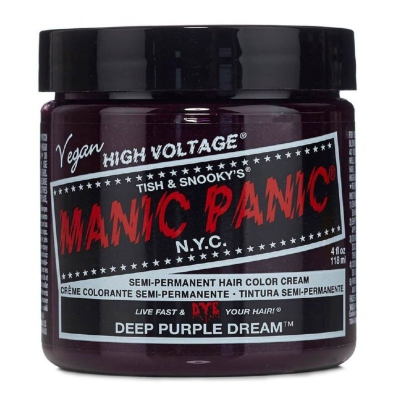 Pusiau ilgalaikiai plaukų dažai Manic Panic Deep Purple Dream 118 ml