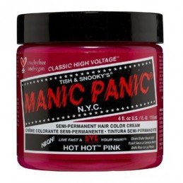 Pusiau ilgalaikiai plaukų dažai Manic Panic Neon Hot Hot Pink 118 ml
