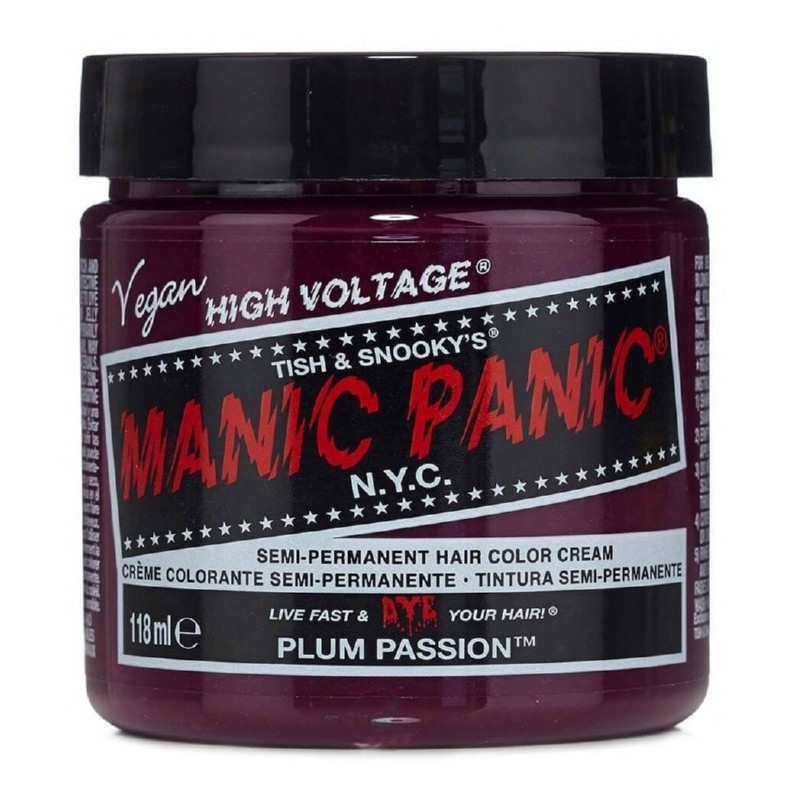 Pusiau ilgalaikiai plaukų dažai Manic Panic Plum Passion 118 ml