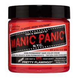 Pusiau ilgalaikiai plaukų dažai Manic Panic Neon Pretty Flamingo 118 ml