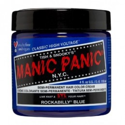 Pusiau ilgalaikiai plaukų dažai Manic Panic Rockabilly Blue 118 ml