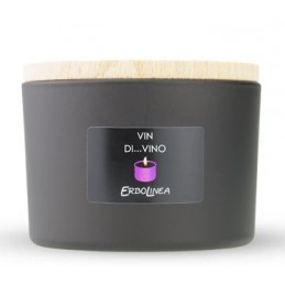 Aromatinė žvakė Erbolinea Candela In Vetro Vin Di Vino 140 g