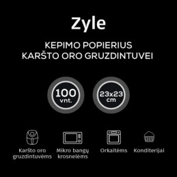 Kepimo popierius karšto oro gruzdintuvei Zyle ZY3519AFP 3