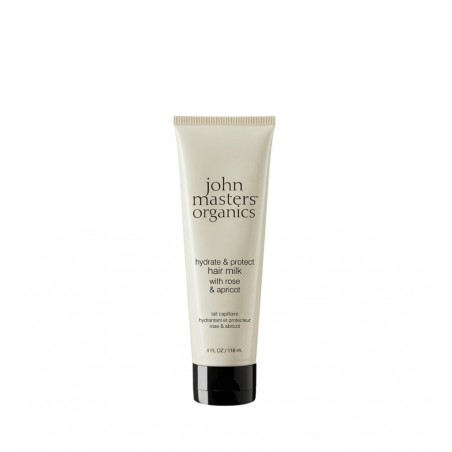 John Masters Organics rožių ir abrikosų pienas plaukams 118 ml