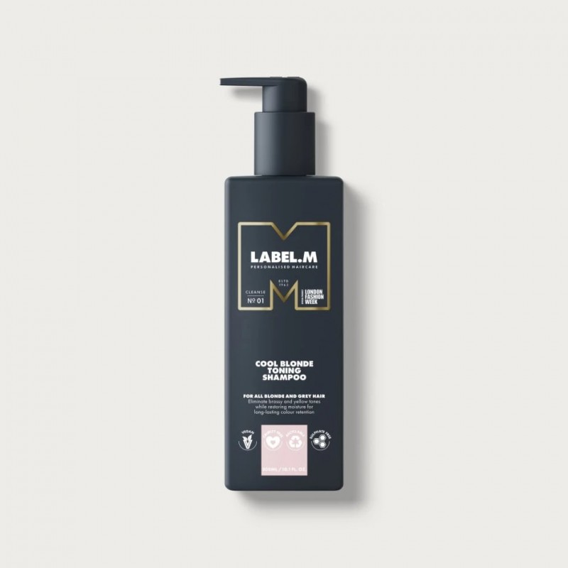 Label.m Cool Blonde tonizuojantis šampūnas 300 ml