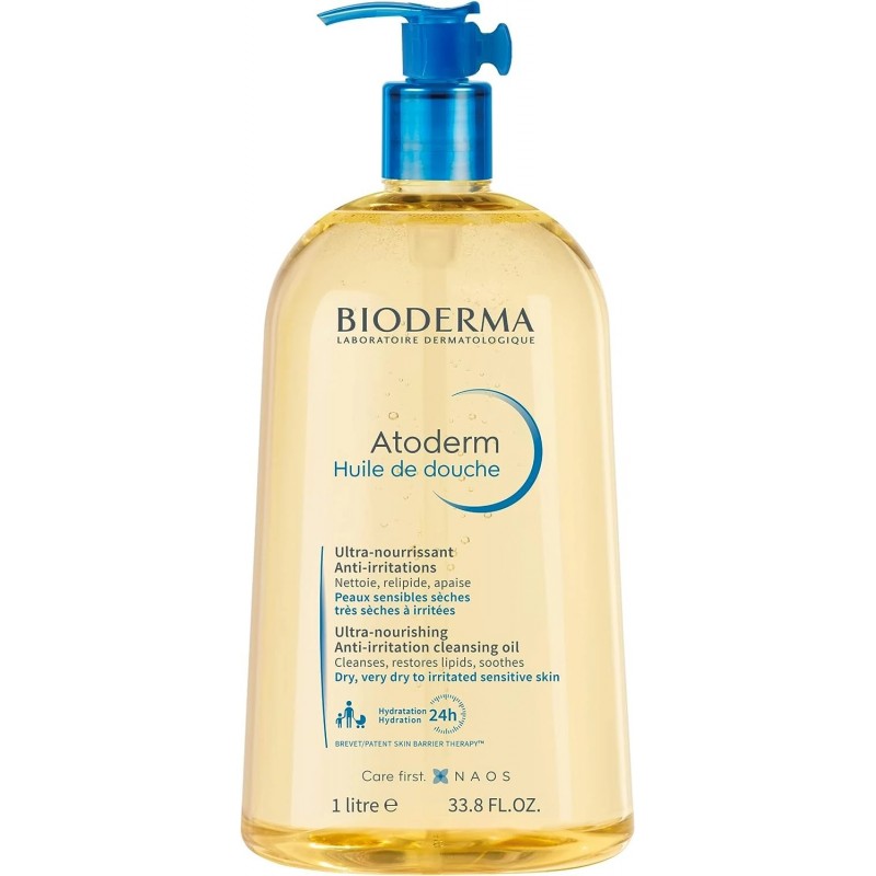 Bioderma Atoderm dušo aliejus 1000 ml