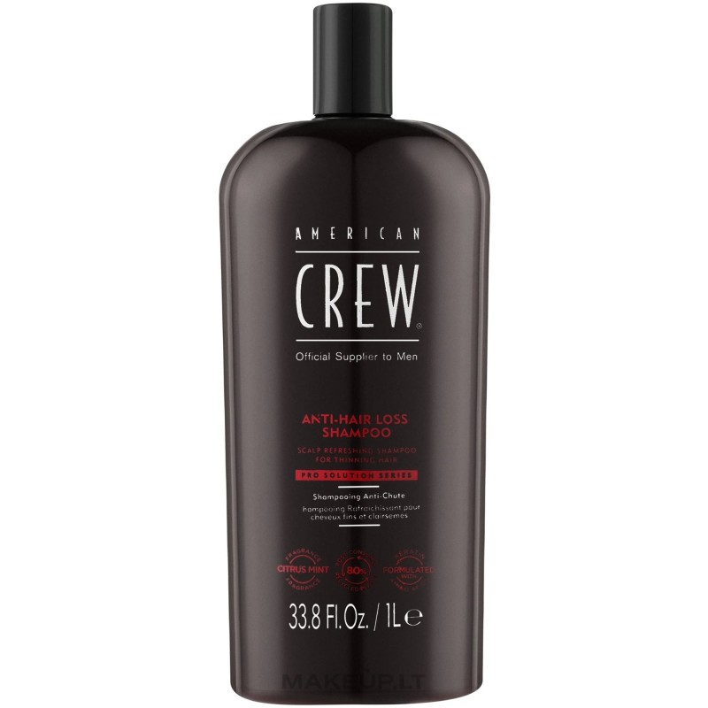 American Crew šampūnas nuo plaukų slinkimo 1000 ml