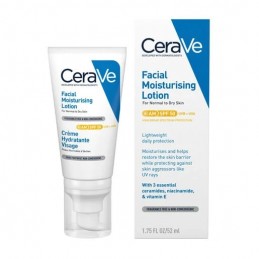 CeraVe SPF50 drėkinamasis veido losjonas 52 ml