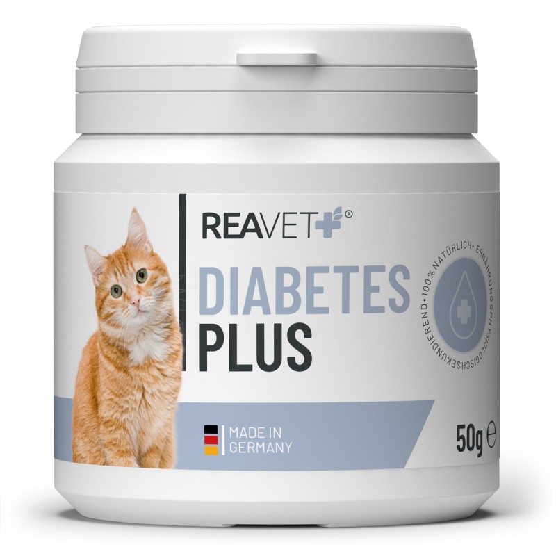 ReaVET diabetas plius milteliai katėms - 50g