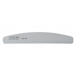 Dildė nagams Osom Professional, Half Moon Shape, grey, 180/180, 1 vnt OSOMP18018 2