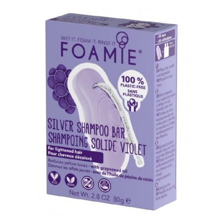 Kietasis šampūnas Foamie Shampoo Silver Linings