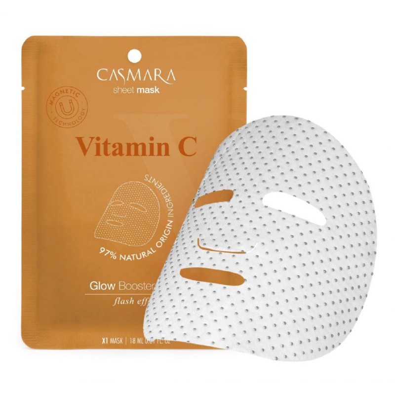 Skaistinamoji veido kaukė Casmara Glow Booster Vitamin C