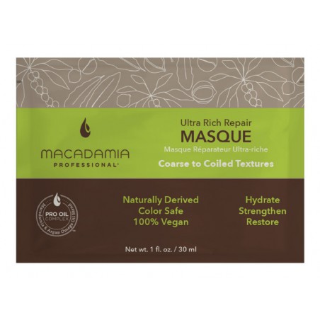 Kaukė sausiems plaukams Macadamia Ultra Rich Repair 30 ml