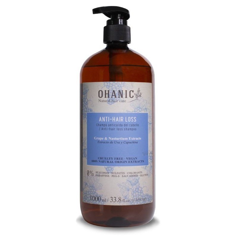 Šampūnas nuo plaukų slinkimo Ohanic Anti Hair Loss 1000 ml