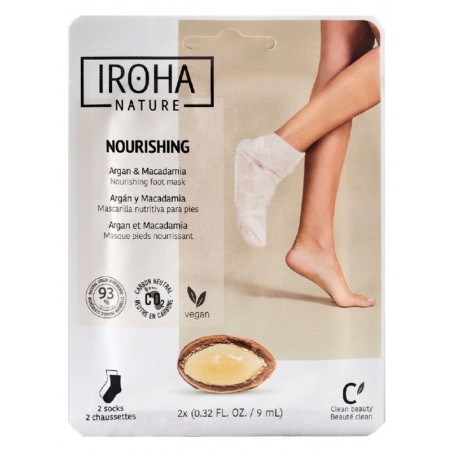 Kaukė pėdoms Iroha Socks Mask Argan & Macadamia 1 pora