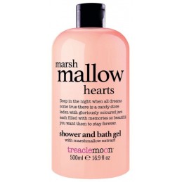 Dušo želė Treaclemoon Marshmallow Hearts 500 ml