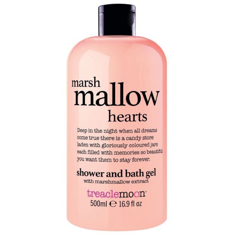 Dušo želė Treaclemoon Marshmallow Hearts 500 ml