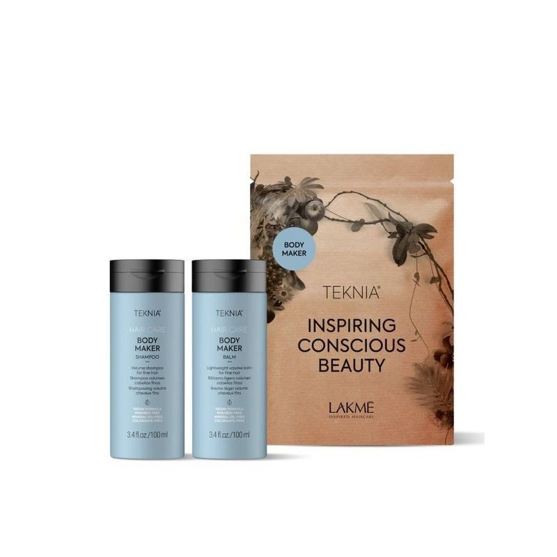 Plaukų priemonių rinkinys Lakme Teknia Travel Pack Body Maker