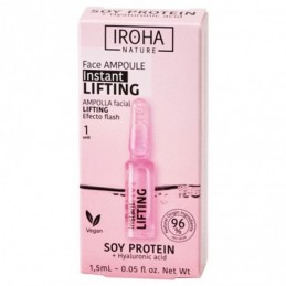 Veido odą stangrinanti ampulė Iroha Instant Flash Lifting 1,5 ml