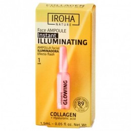 Veido odą skaistinanti ampulė Iroha Instant Flash Glowing 1,5 ml