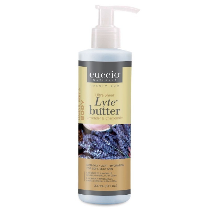 Kremas Cuccio Ultra Sheer Lyte Lavender & Chamomile 237 ml