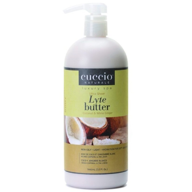 Maitinamasis kremas Cuccio Coconut & White Ginger 946 ml