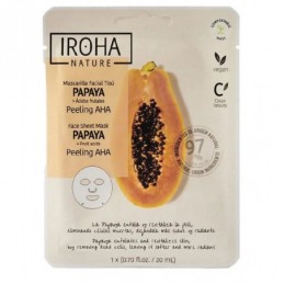 Veido kaukė Iroha Nature Peeling AHA With Papaya & Fruits Acids