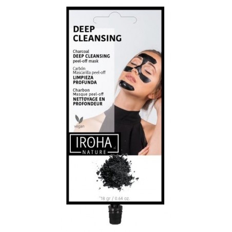 Detoksikuojanti veido kaukė IROHA Black Peel Off su anglimi