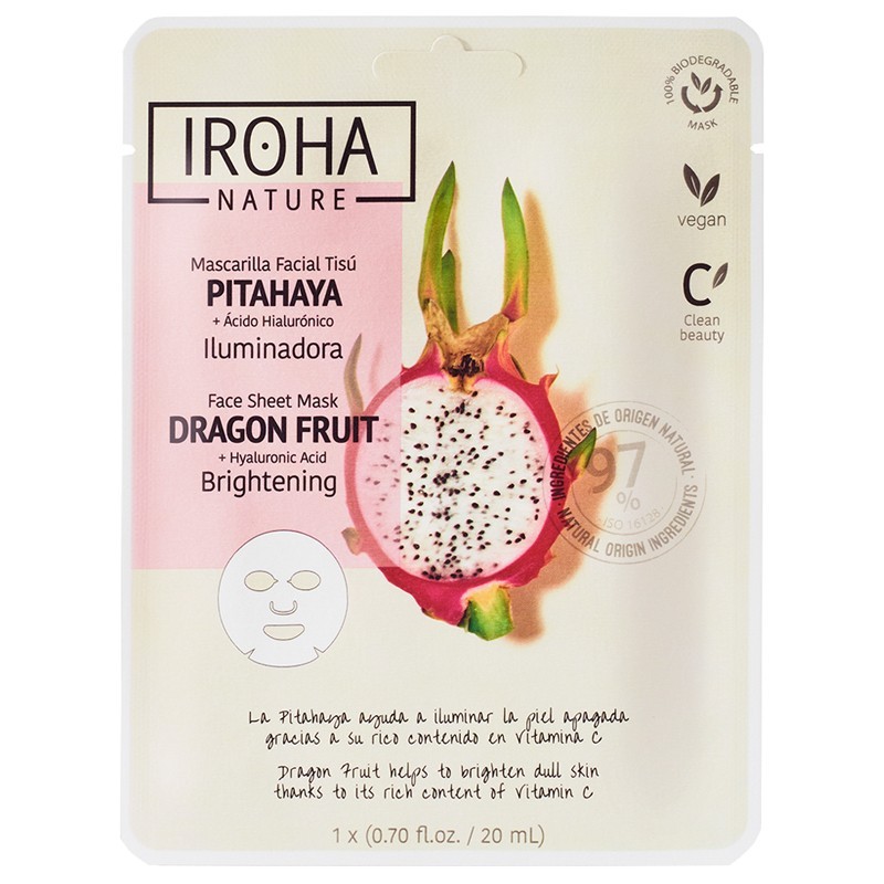 Skaistinamoji veido kaukė Iroha Dragon Fruit