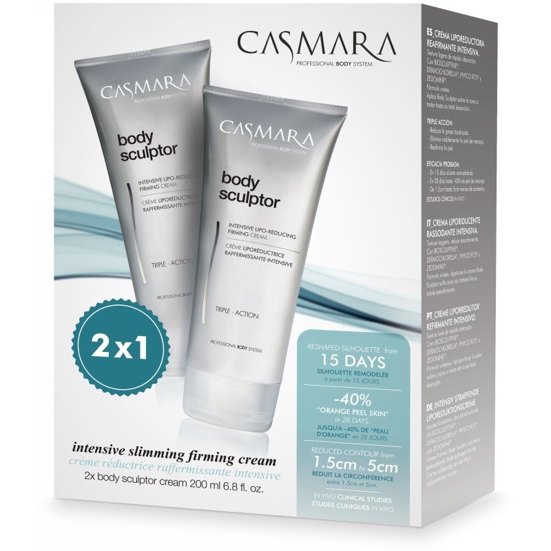 Stangrinamasis kūno kremas Casmara Body Sculptor Cream 2x200 ml