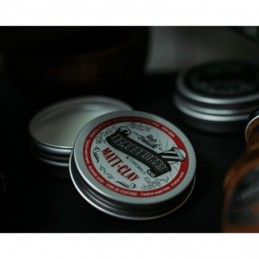 Beardburys Matinio efekto "Matt-Clay Pomade" plaukų formavimo pomada-molis 3